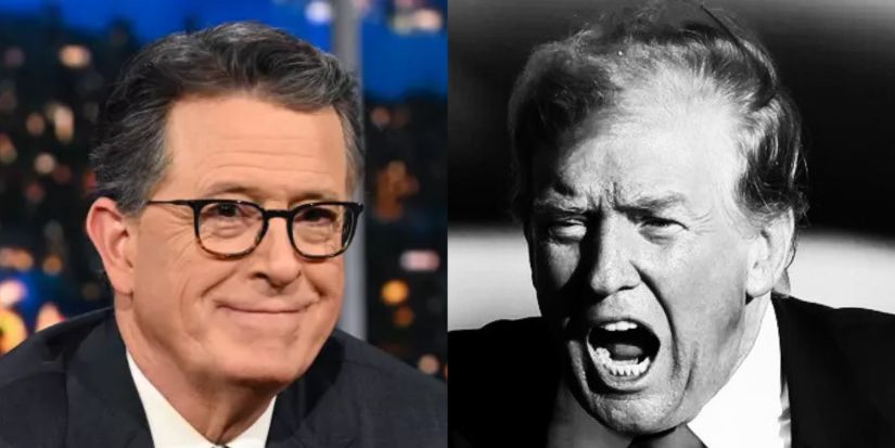 Colbert vs Trump