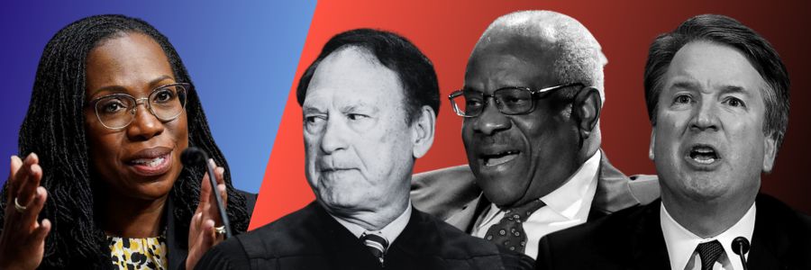 Ketanji Brown Jackson vs MAGA Justices