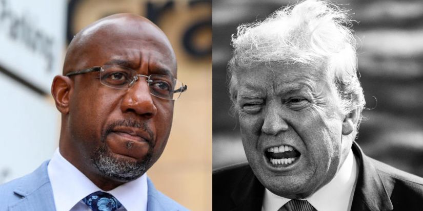 Raphael Warnock vs Donald Trump