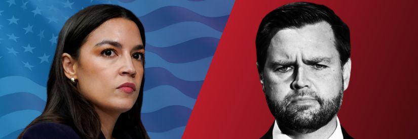Alexandria Ocasio-Cortez versus JD Vance