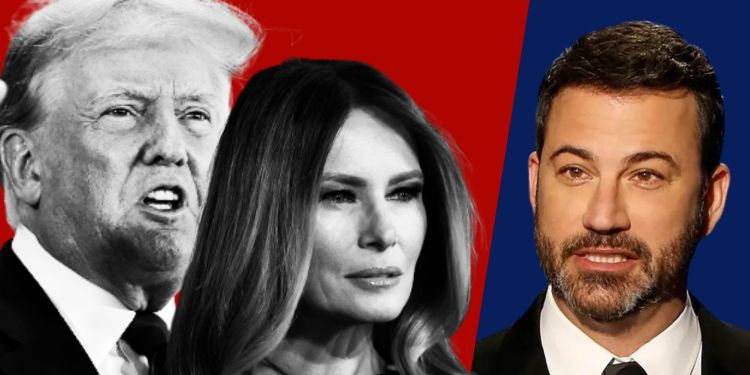 Donald and Melania Trump vs Jimmy Kimmel