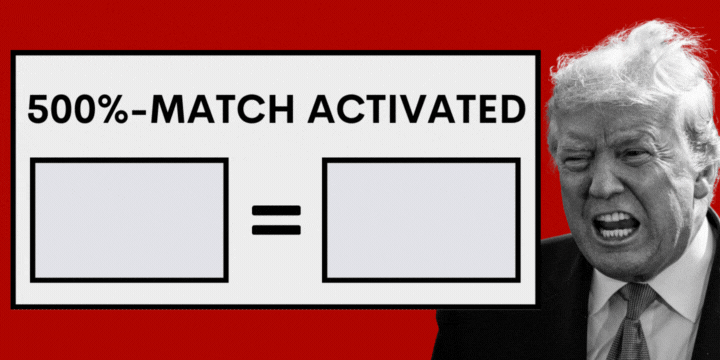 500%-MATCH activated