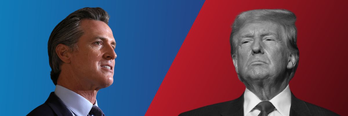 Newsom vs Trump