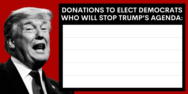Trump laughing, donations are plummeting
