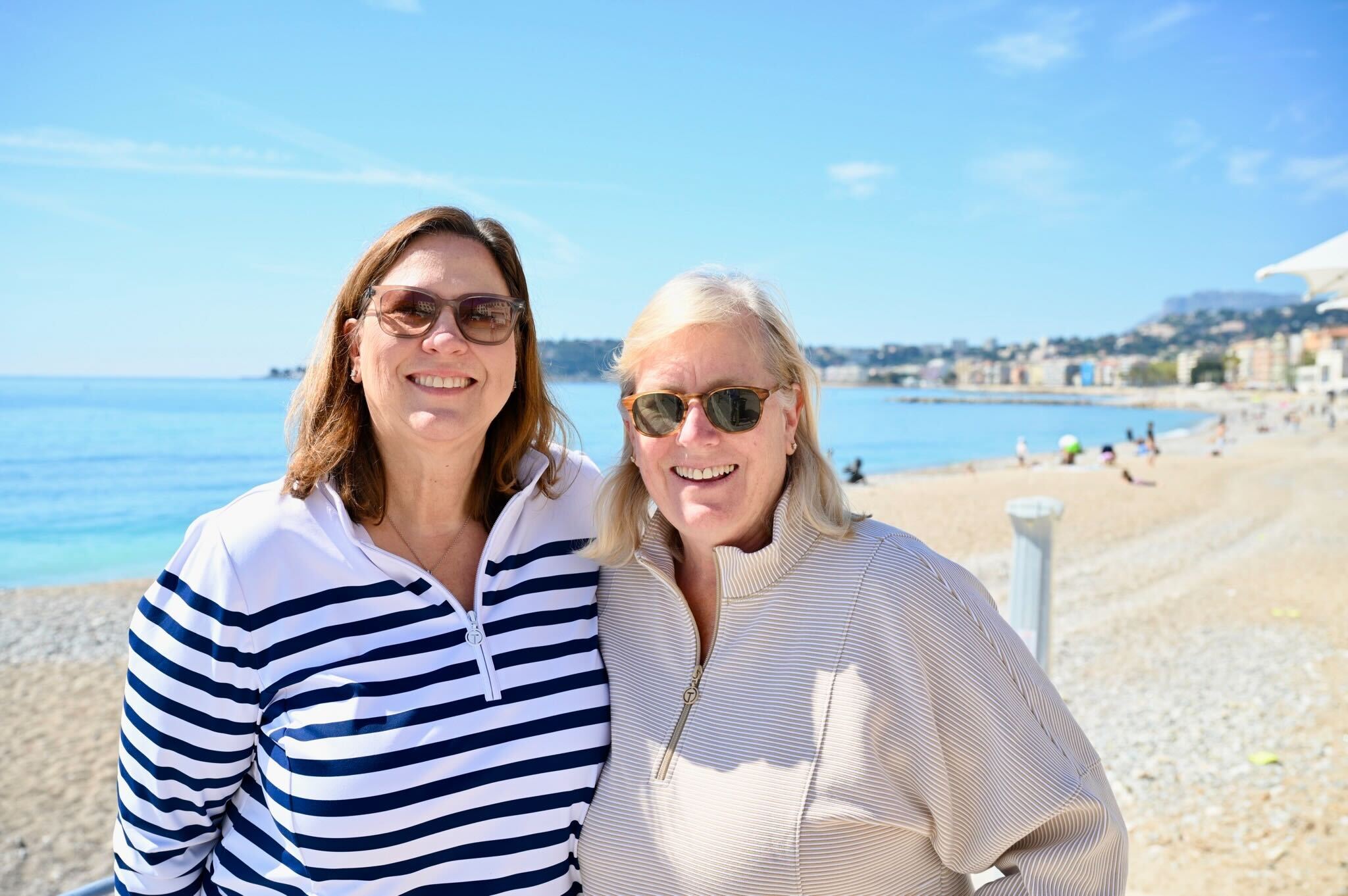 Julie Johnson and her wife, Sue