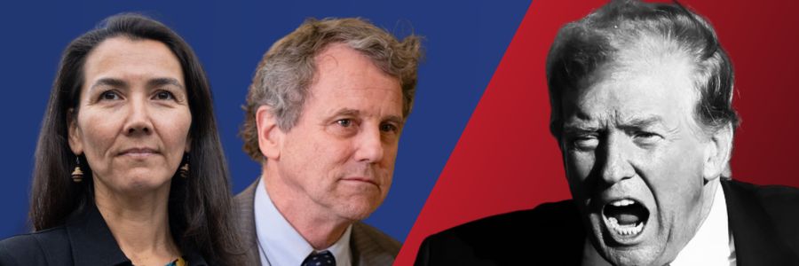 Sherrod Brown and Mary Peltola