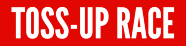 Flashing TOSS-UP RACE / DONATIONS NEEDED