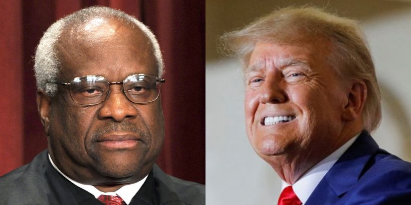 Clarence Thomas and Donald Trump