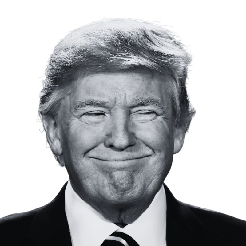 Photo of Donald Trump smiling