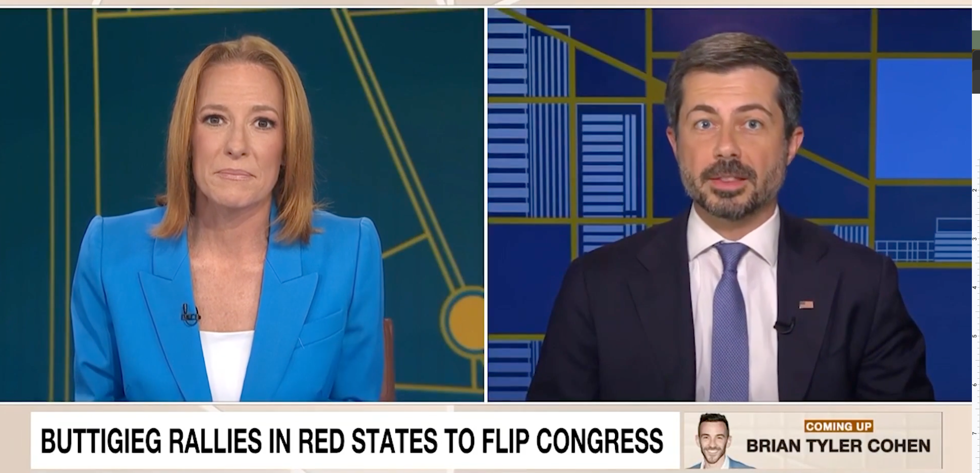 MS NOW: Buttigieg rallies in red states to flip Congress