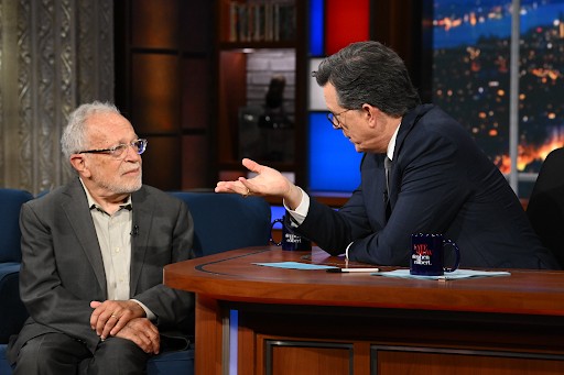 Robert Reich and Stephen Colbert