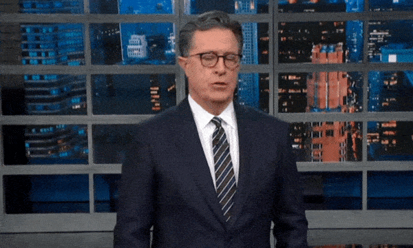Stephen Colbert speaking