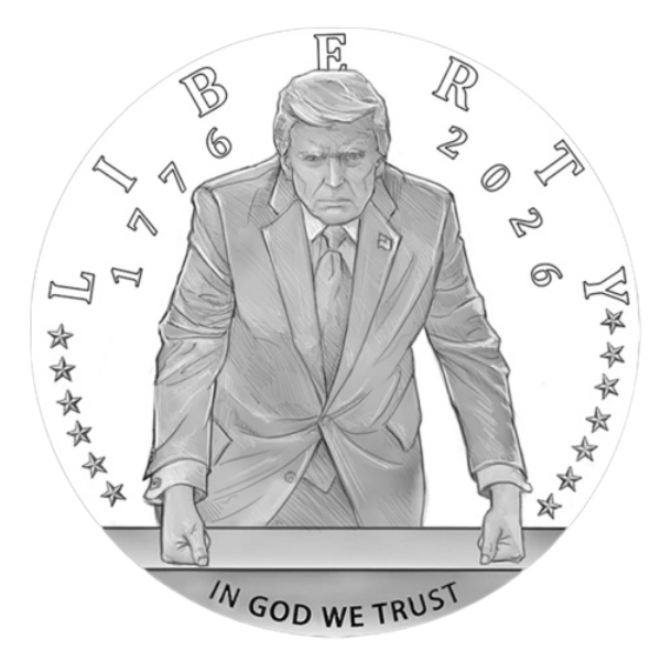 Official Trump coin design