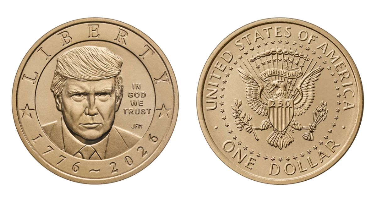 Official Trump coin design
