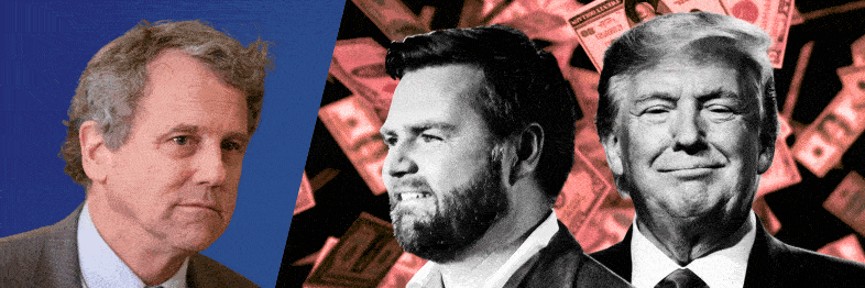 Trump and Vance vs Sherrod Brown